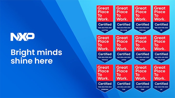 NXP Earns 2024 Great Place To Work Certification™ Image